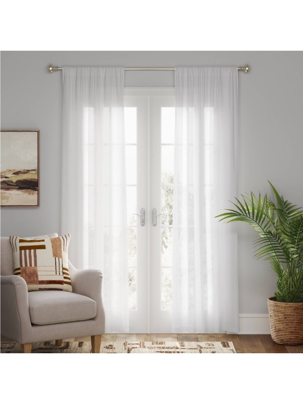 Threshold Light Filtering Curtain (set of 4)